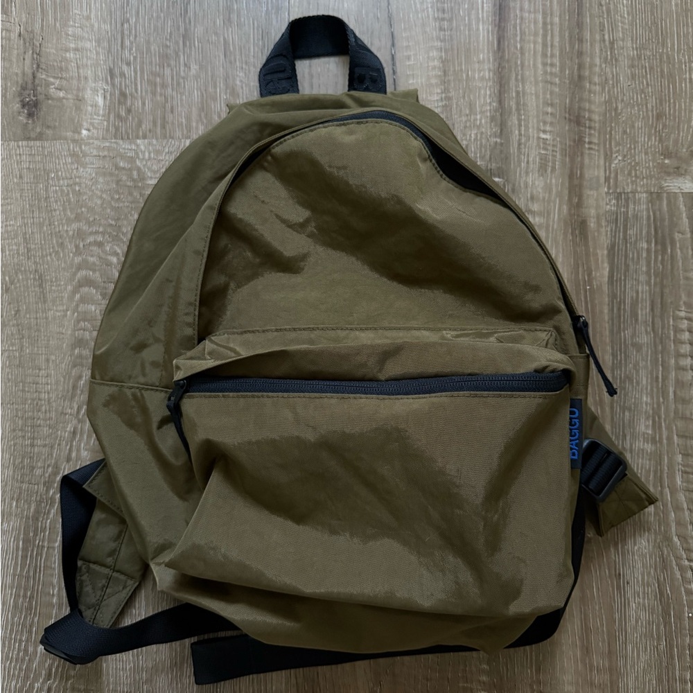 Baggu Medium Nylon Backpack Seagrass